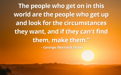 Don’t Wait for Opportunity, Create It – George Bernard Shaw Quote