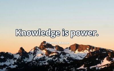 Knowledge is power meaning Francis Bacon education