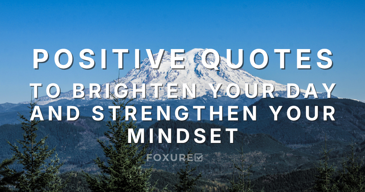 Positive quotes banner