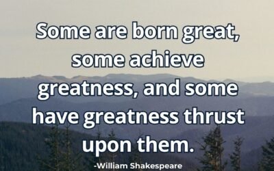 Some born great achieve greatness meaning Shakespeare