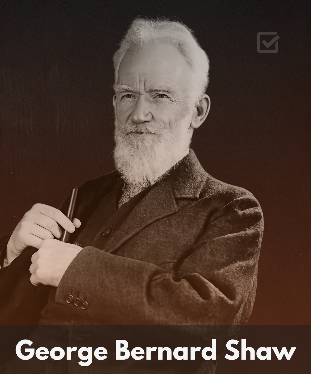 George Bernard Shaw Picture Author Quotes Foxure Face