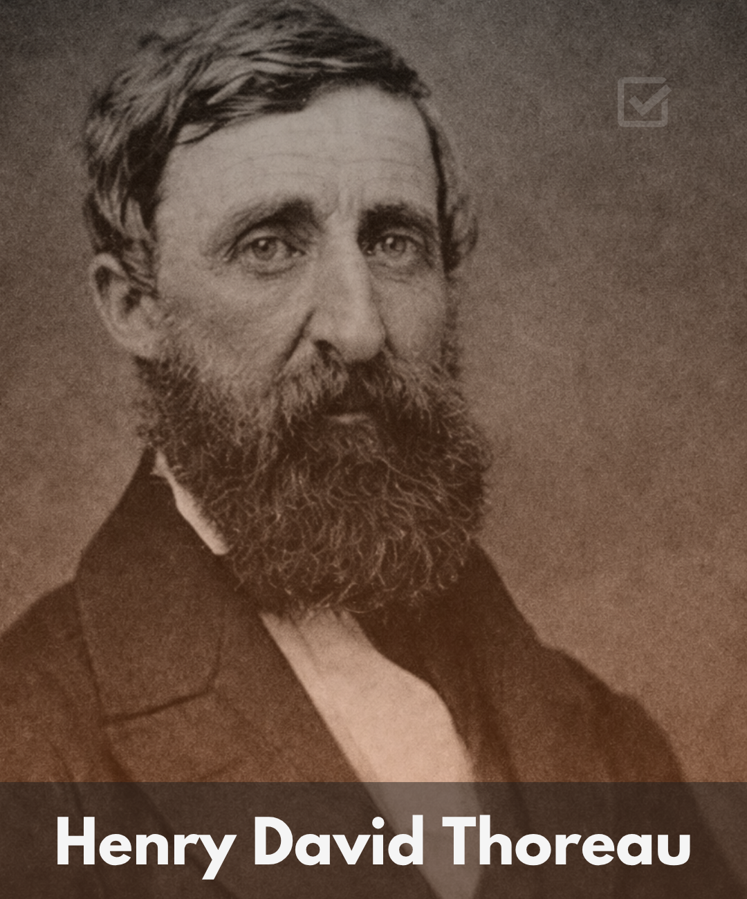 Henry David Thoreau Picture Author Quotes Foxure Face
